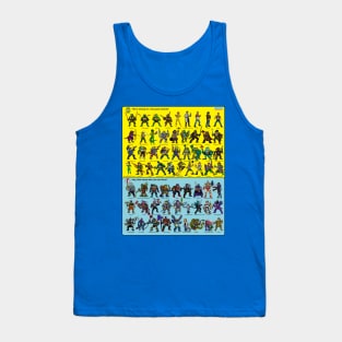 Turtles figure poster Tank Top